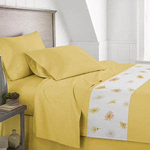 Спално бельо Delicate - жълто