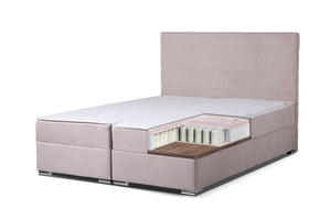 Легло Double Comfort Light Pocket 160/200 см с два матрака - Sleepy